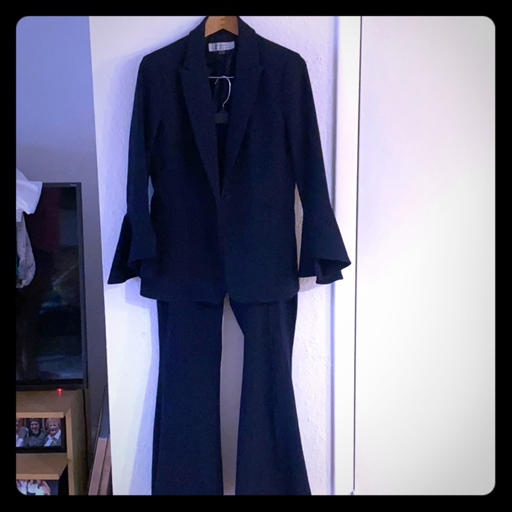 Tahari Navy Work Suit